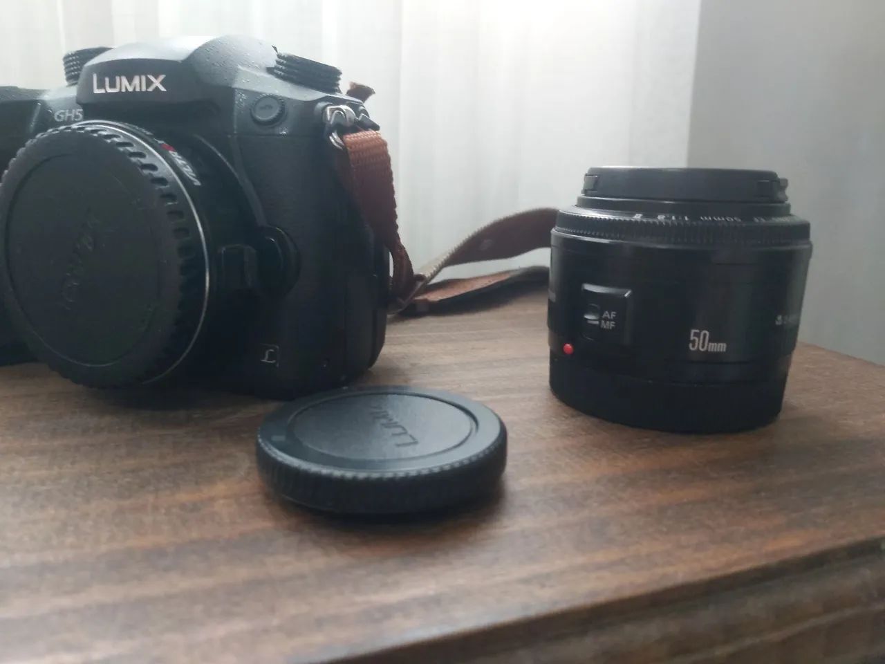 CAMERA LUMIX GH5 COM ACESSÓRIOS - Foto 4