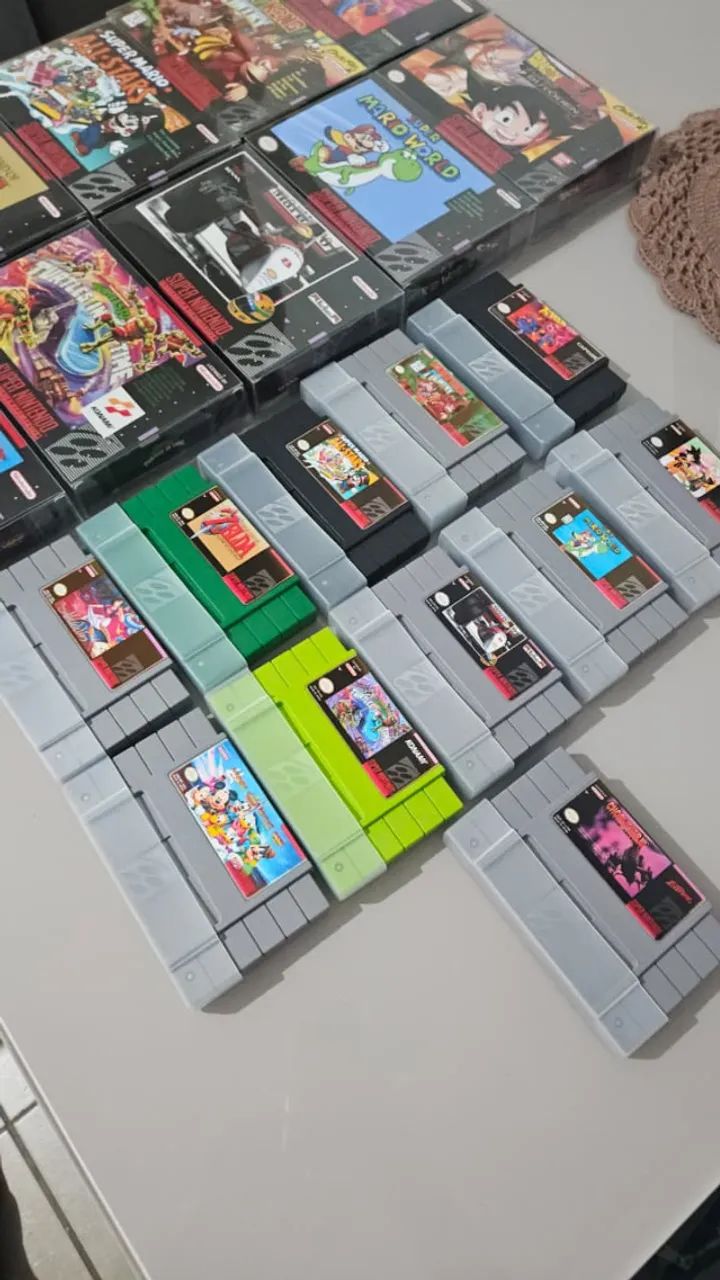Super Nintendo Preto Transparente + Jogos - Foto 4