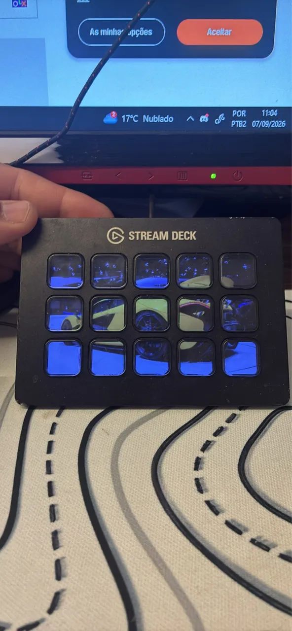 Stream deck 15 teclas configuraveis 
