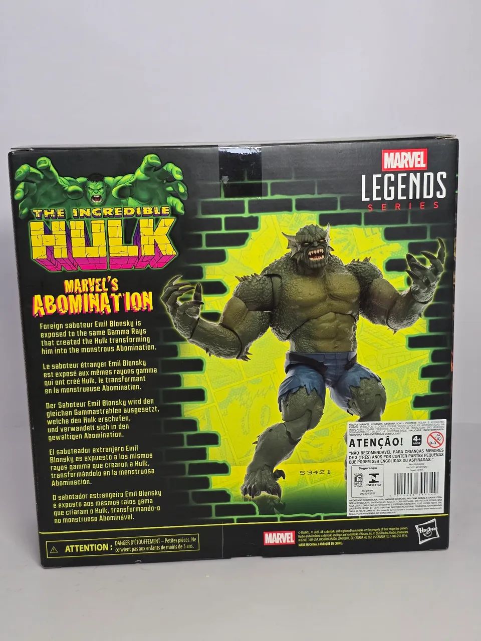 Marvel Legends Abomination O Incrível HULK lacrado - Foto 2