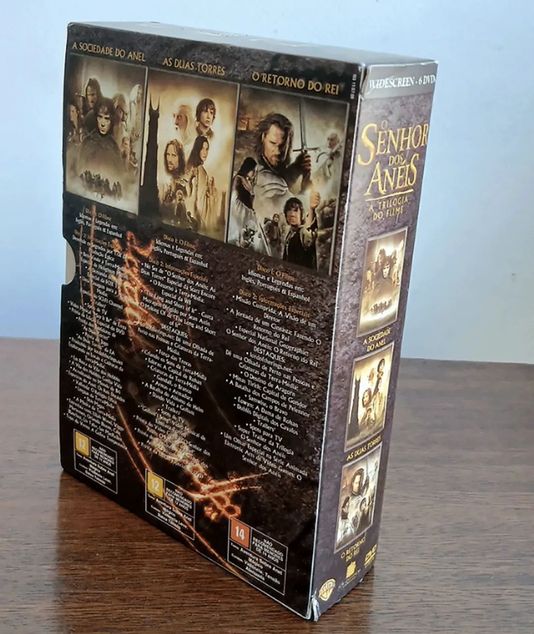 BOX SENHOR DOS ANEIS - DVD, Blu-Ray e Vídeo Cassete - Itararé, São
