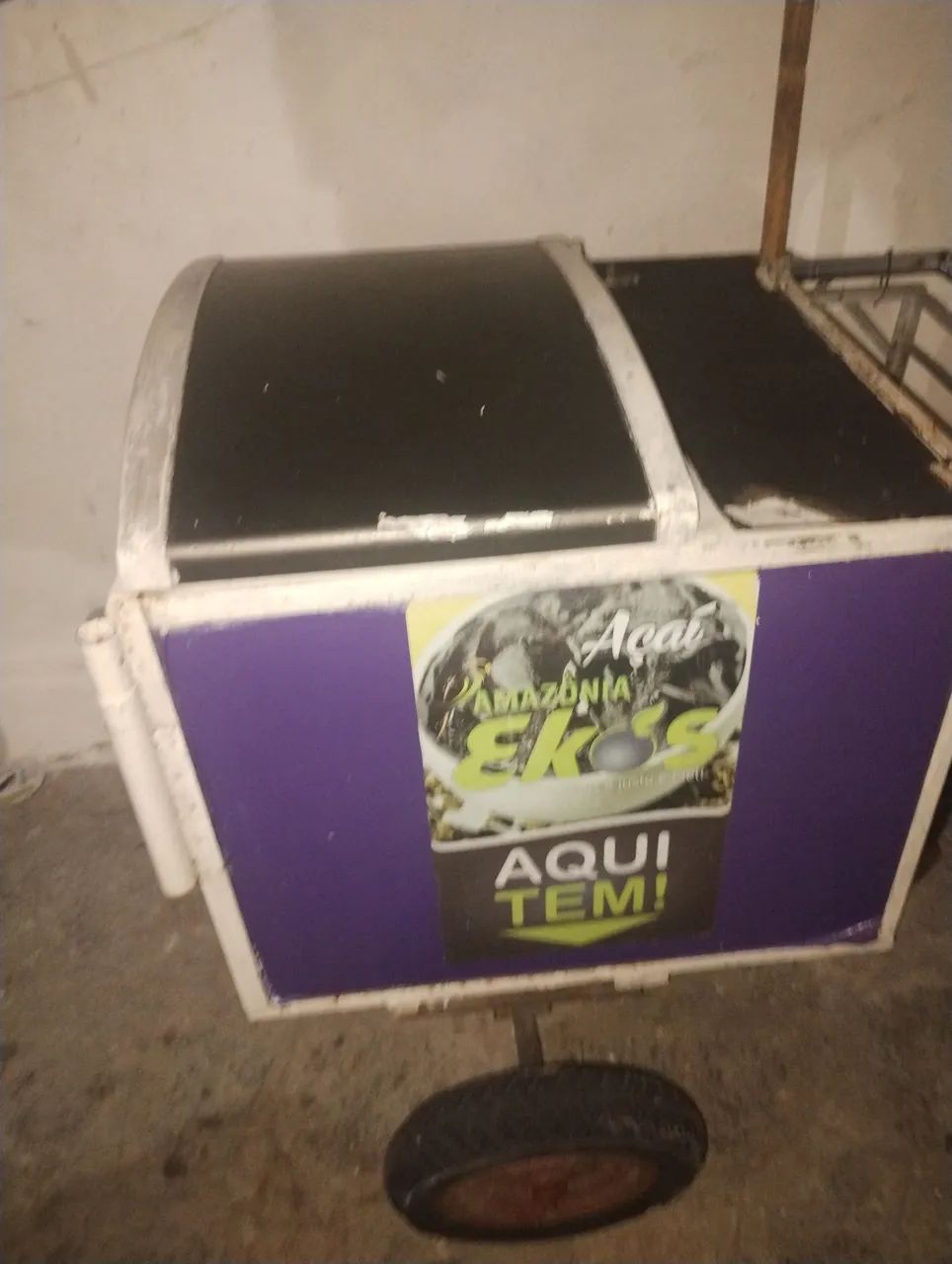 Carrinho de açaí com reboque 