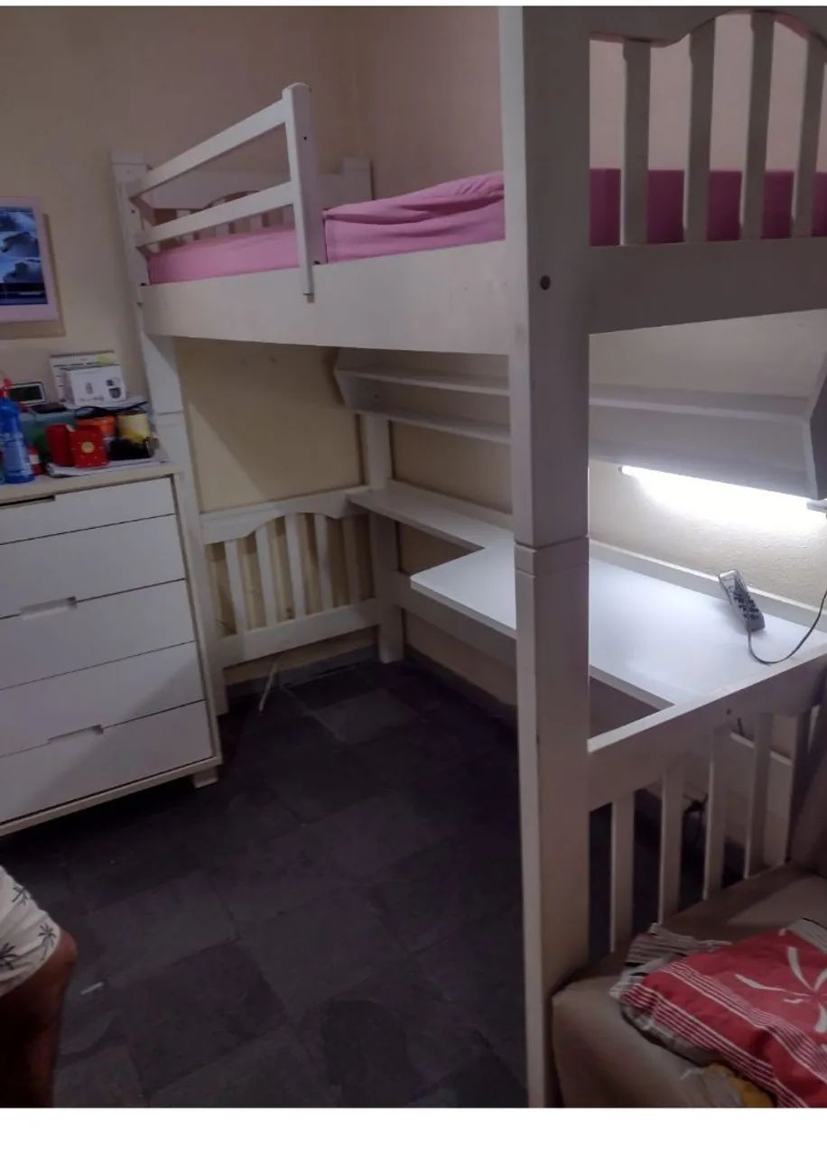 Cama beliche com escrivaninha  - Foto 4