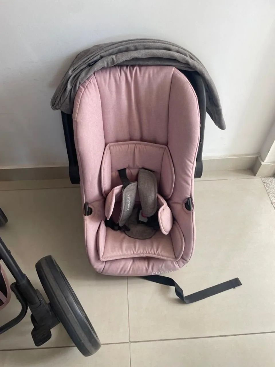 Carrinho de Bebê Cosco Travel System + Bebê Conforto  - Foto 2