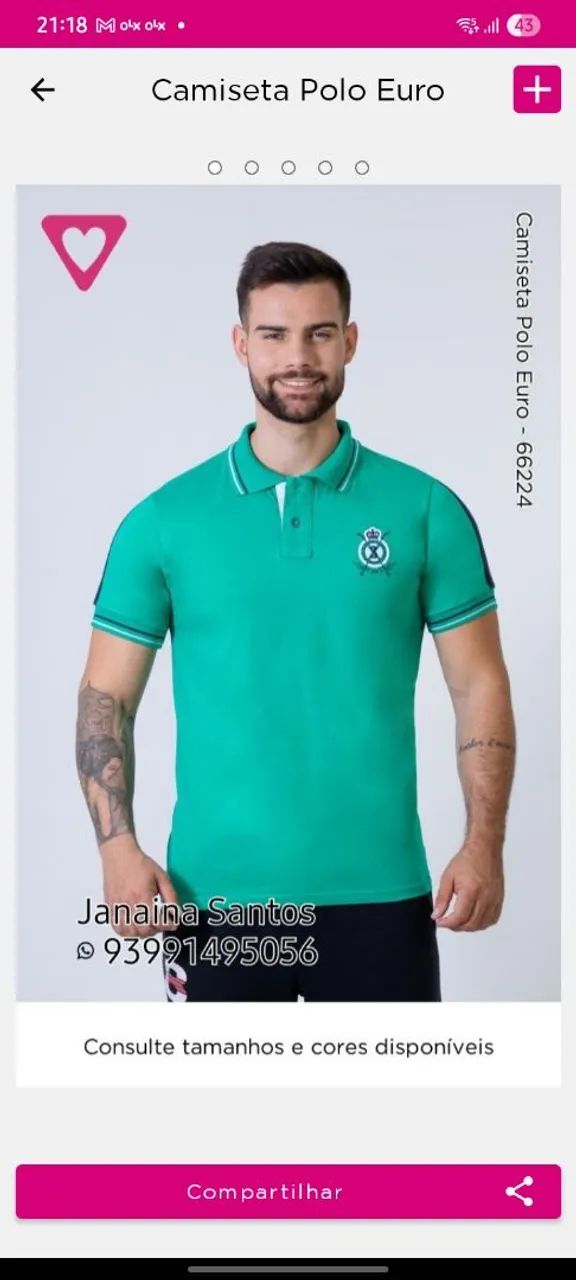 Camiseta Polo euro