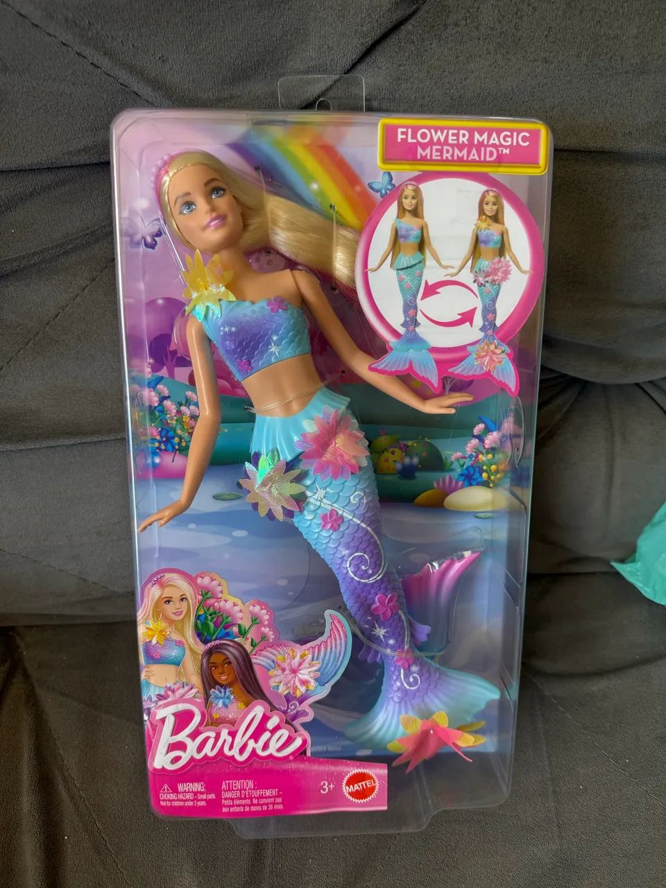 Barbie Flower Magic Mermaid Mattel Boneca Colecionável sereia
