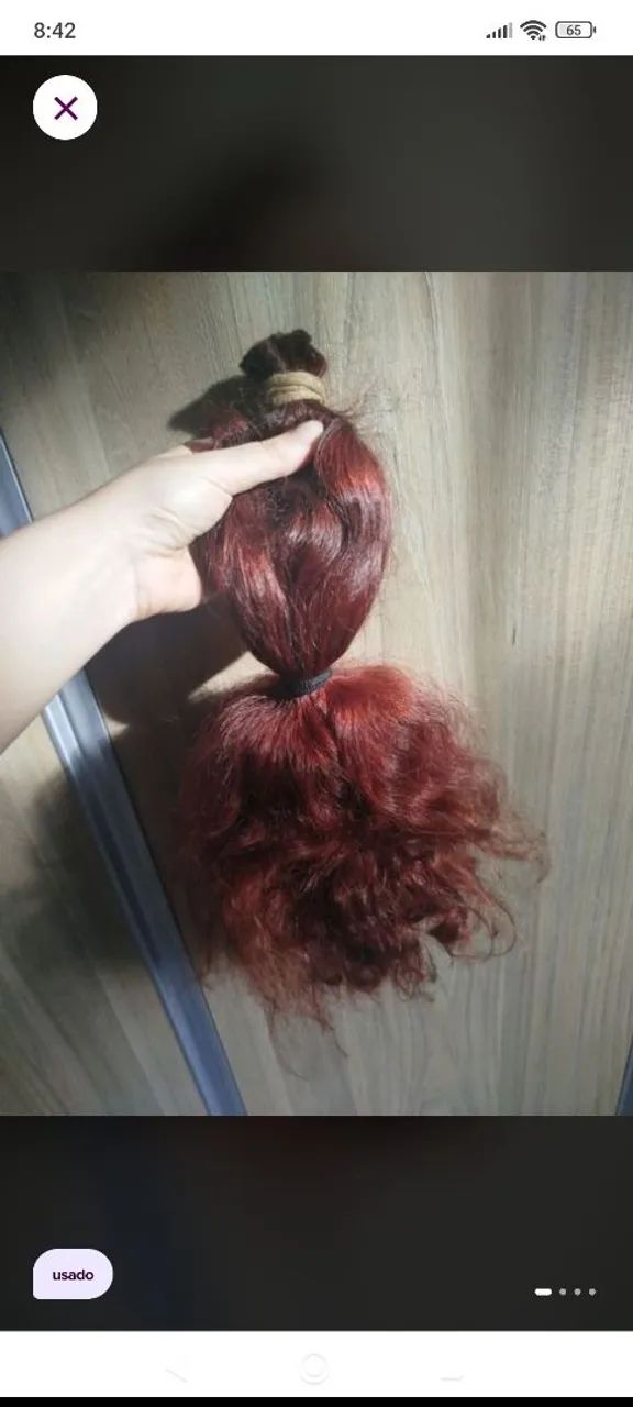 Cabelo humano ondulado/cacheado natural - Foto 2
