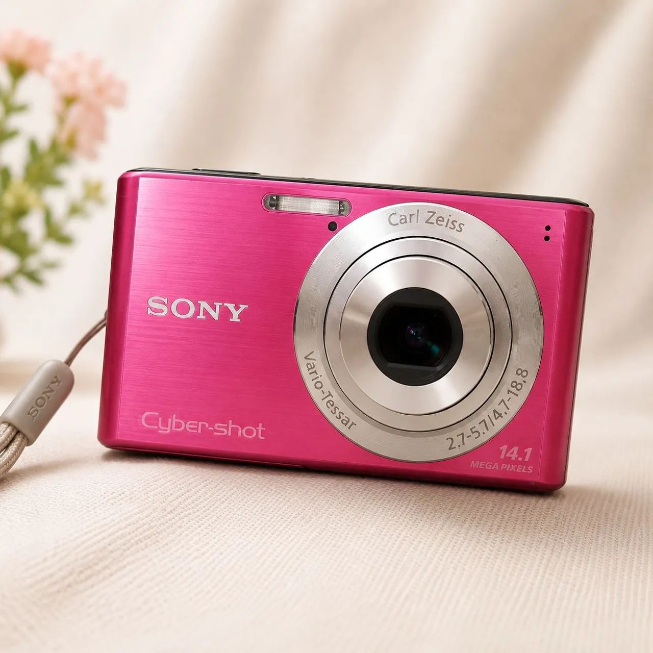【F3250】 SONY Cyber-Shot DSC-W530 ピンク ソニー Câmera Digital Sony Cyber-shot DSC-W530 Pink 14.1MP Zoom Óptico 4x