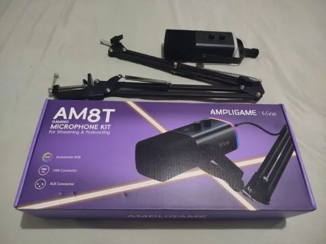 Microfone Fifine Am8t Usb XLR + Braço Articulado - Foto 3