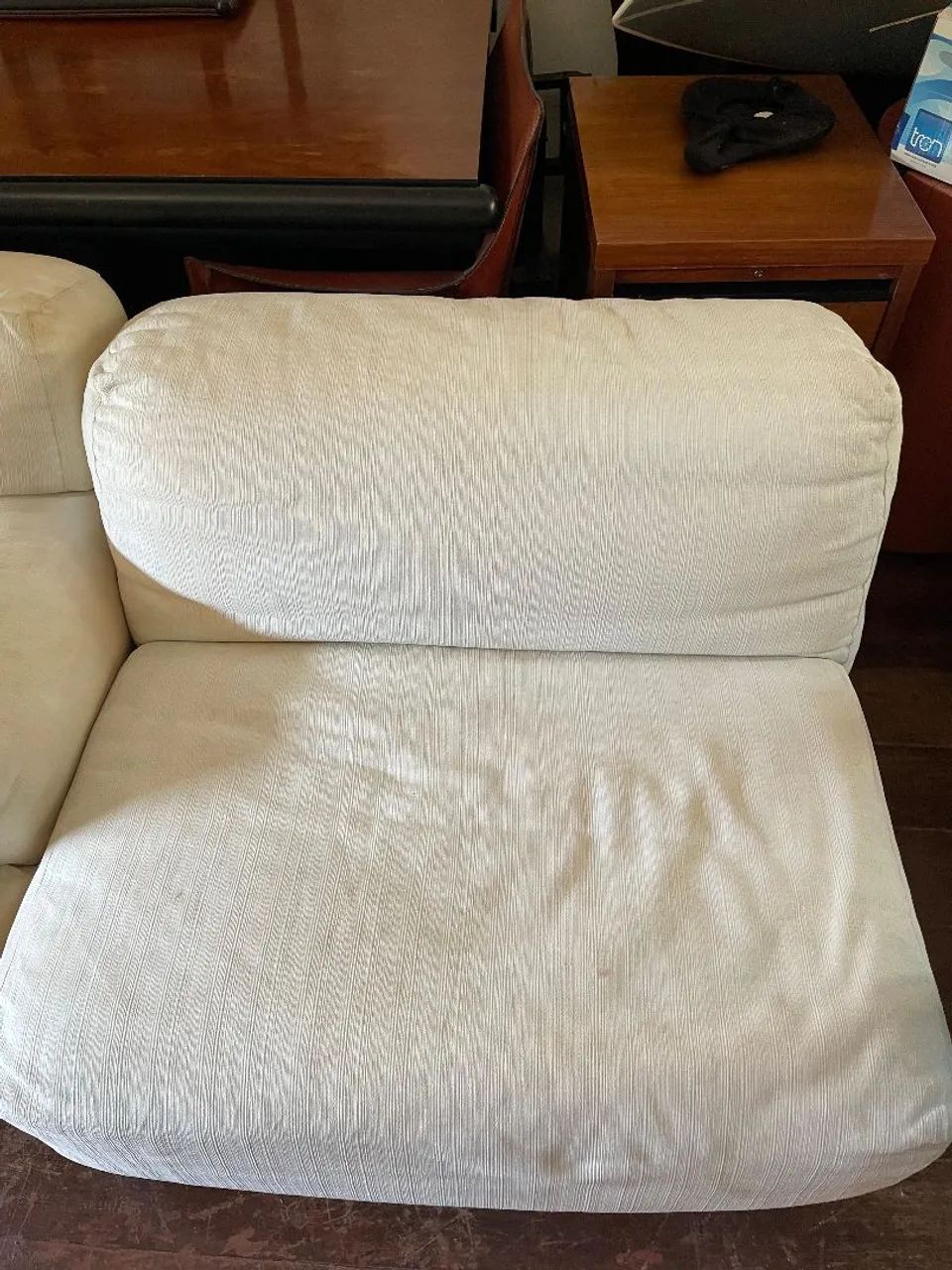 Sofa de linho com três costuras!5 módulos, relíquia!!  - Foto 3