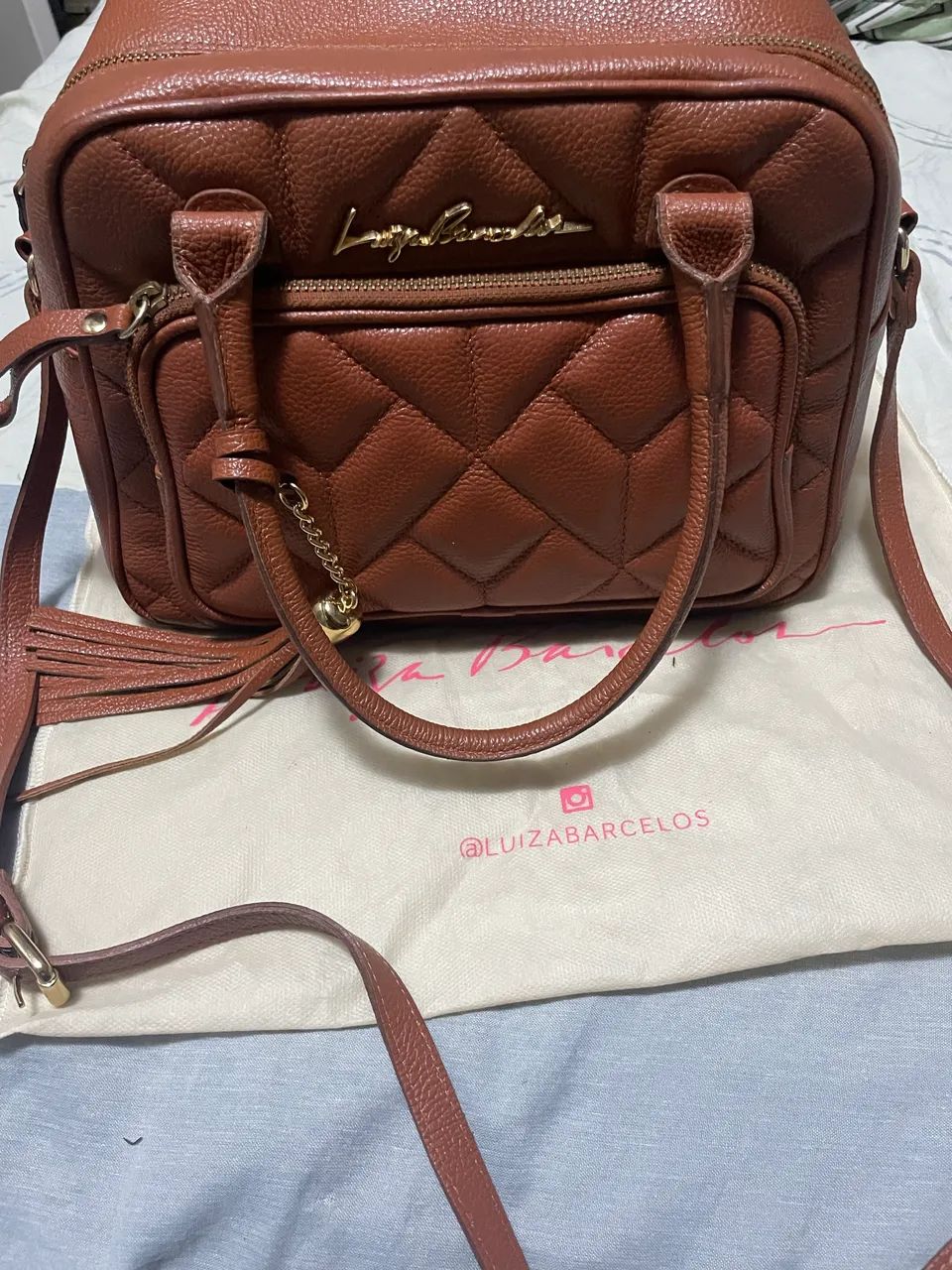 Bolsa marrom Luiza Barcelos 
