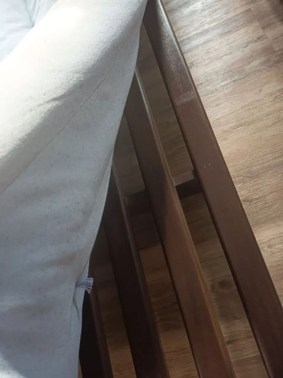 Sofá Cama Casal Azul Claro Futton Brasil - Foto 5