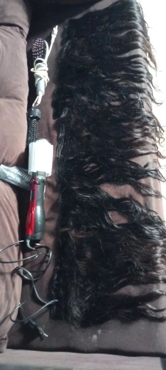 Cabelo Humano "Tic tac" 
