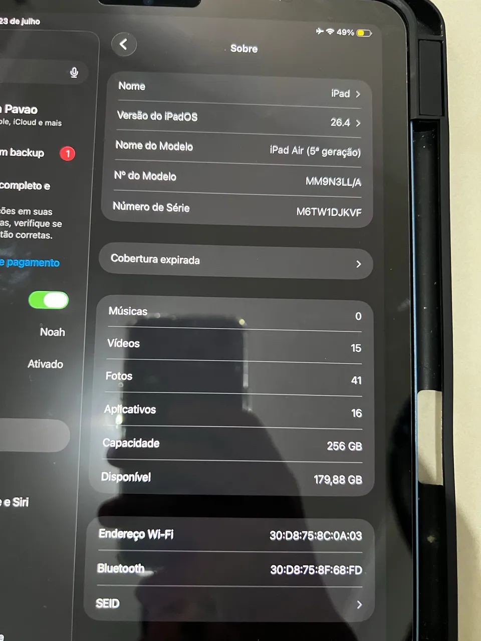 iPad Air 5 geração 256g - Foto 4
