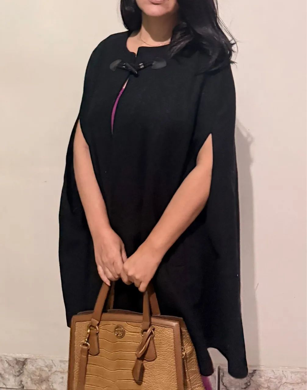 Casaco Poncho Zara 75% Lã - Foto 4