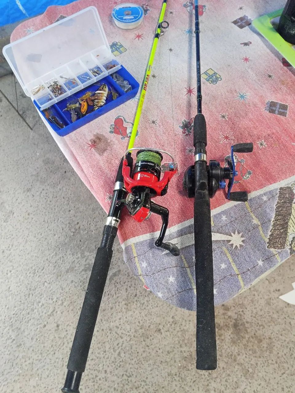 Kit de pesca com 2 varas - Foto 3