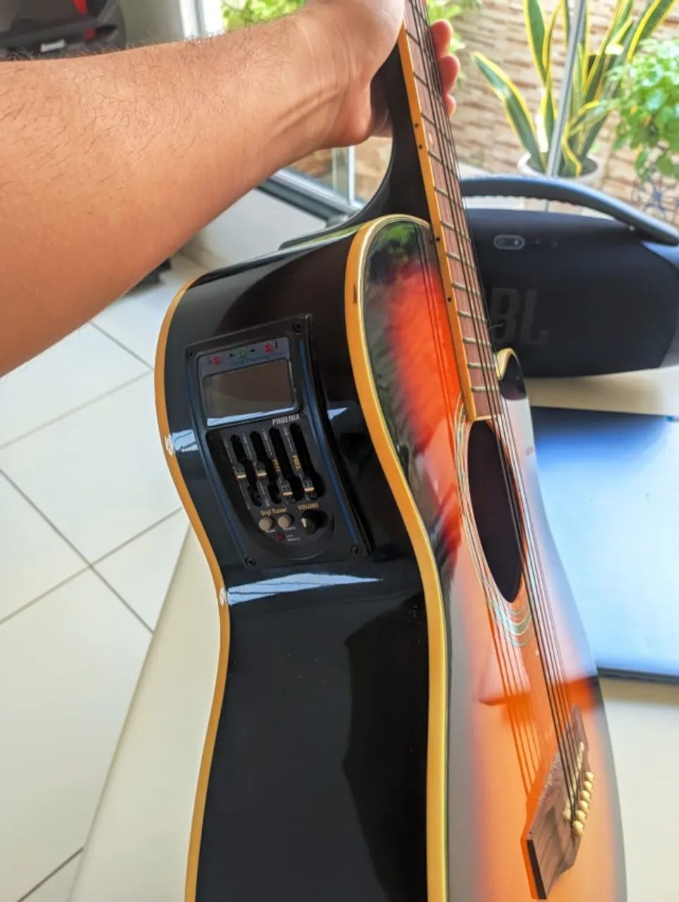 Violão PHX px 188 eq  + capotraste - Foto 2