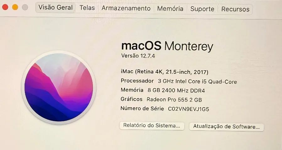 iMac Retina 4K 21,5? 2017 i5 Quad-Core 8GB + Magic Keyboard +