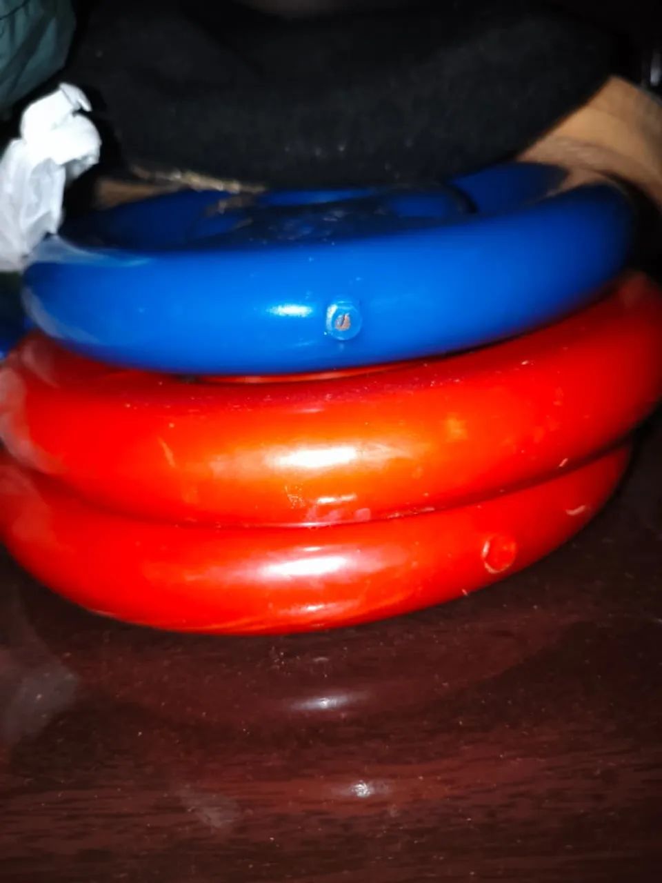 Kit pesos e barras - usado - Foto 2