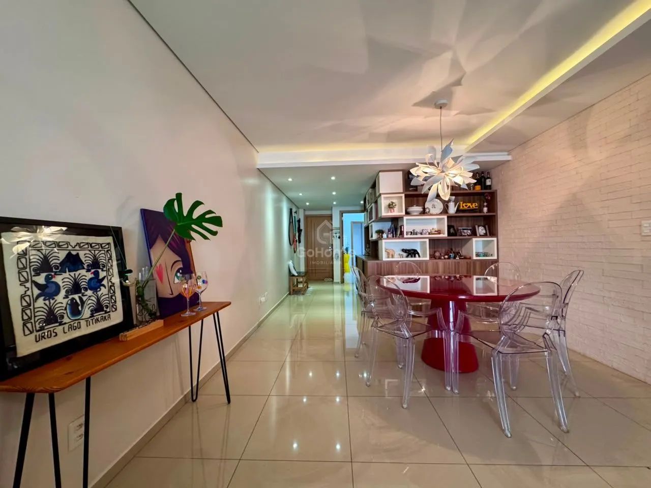 Apartamento semimobiliado de 3 quartos com terraço no Centro - Foto 5