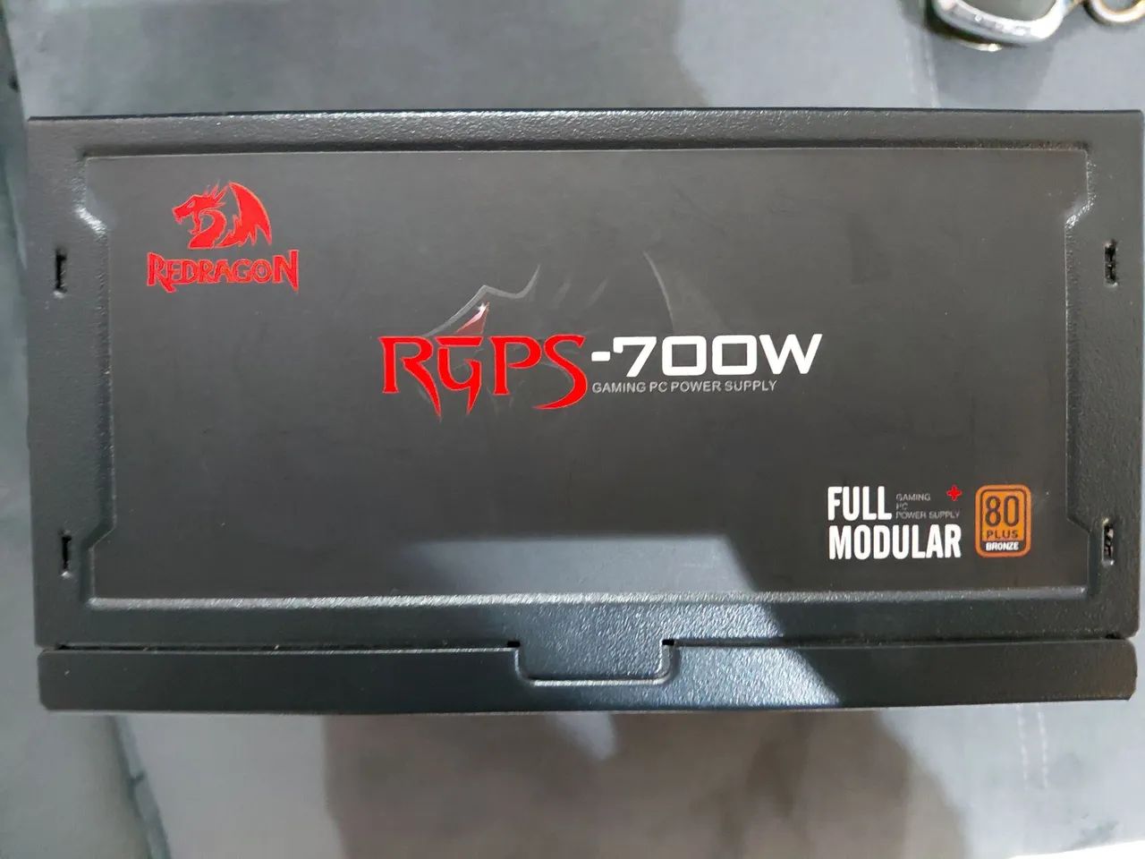 Fonte redragon 700w 80 plus bronze 