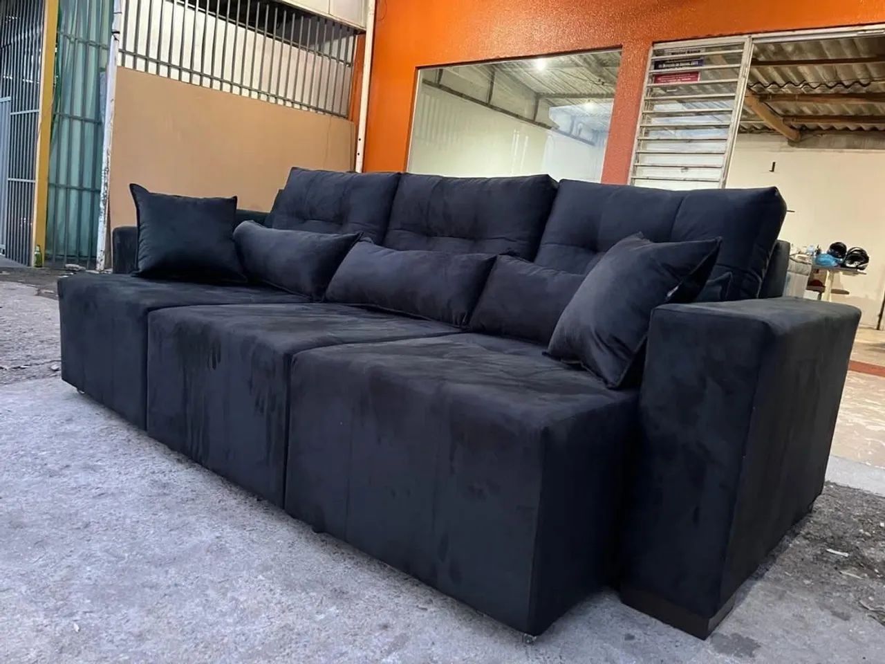 Oferta! Sofá retrátil modelo 3 Lugares 