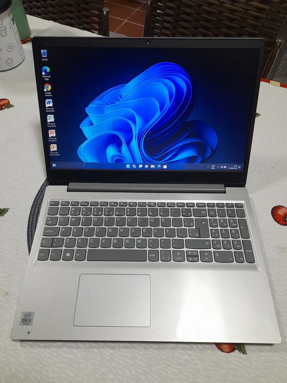 NOTEBOOK LENOVO CORE I3 10° GERAÇÃO/ HD DE 1 TERABYTE/ 4 DE RAM