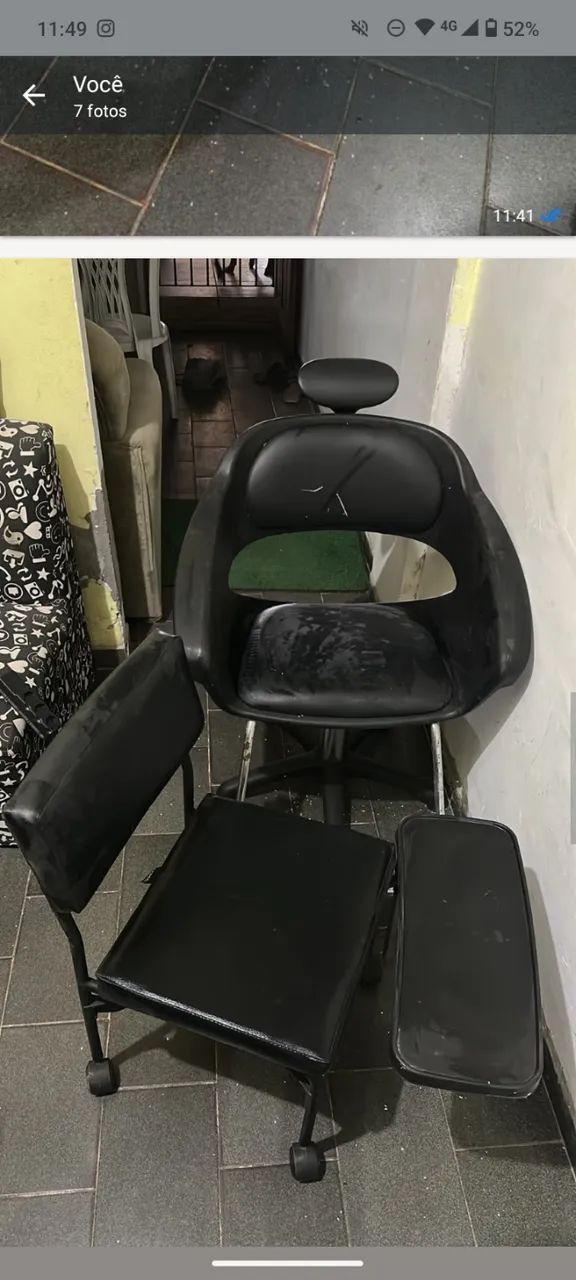 Cadeiras de salão de beleza e cadeiras de manicure  - Foto 3