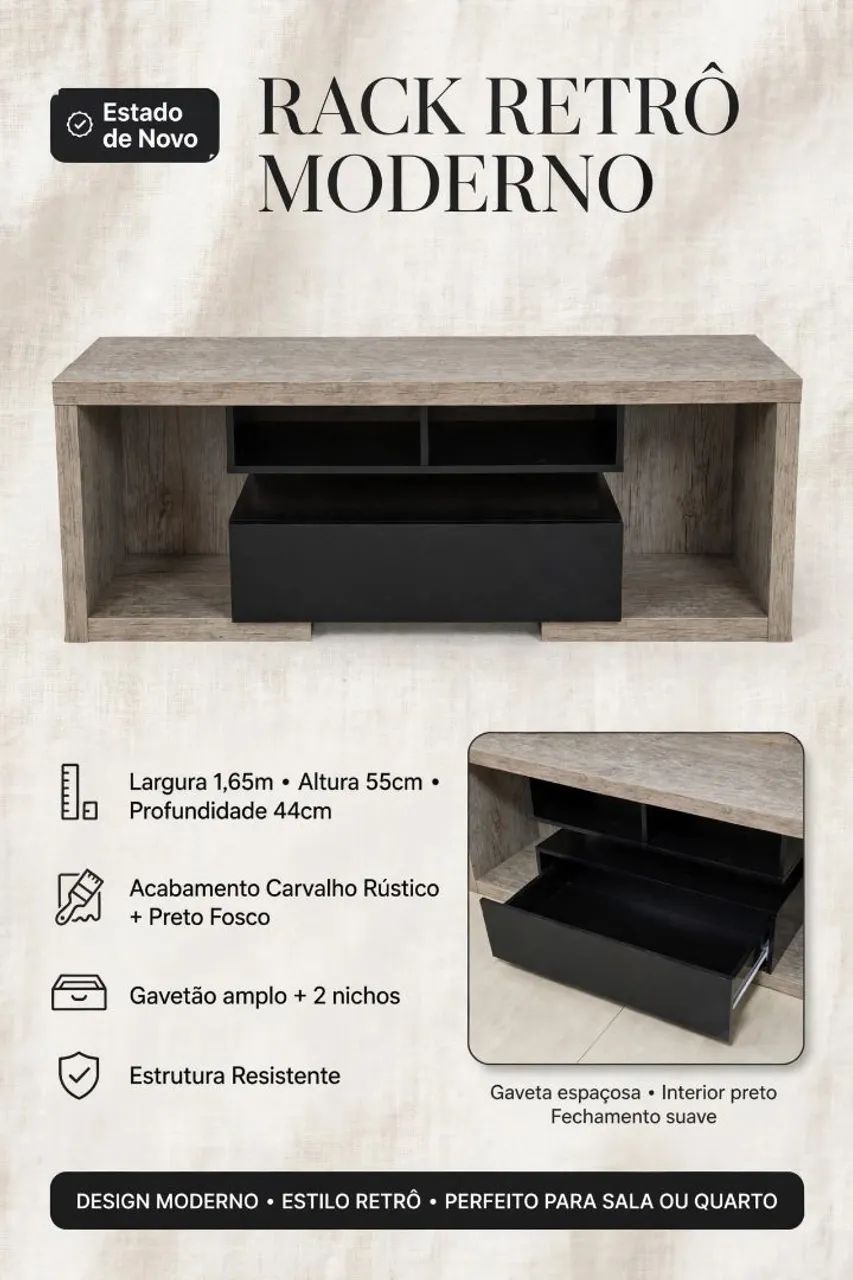 Rack para sala 