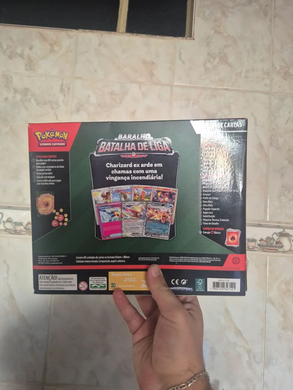 Pokemon baralho batalha de liga Charizard ex - Foto 2