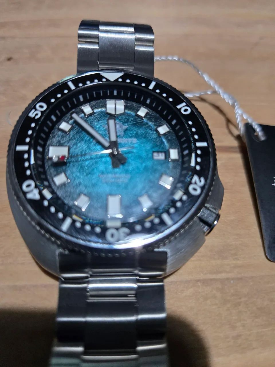 Relógio Addiesdive Turtle AD 2511 Automático - Mostrador Azul - Foto 2