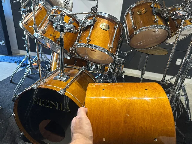Bateria Odery Privilege completa com pratos - Instrumentos