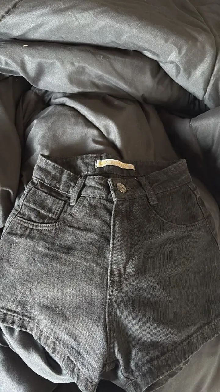 short jeans preto - Foto 2