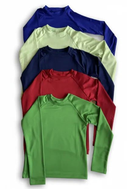 Estoque Camisa térmica proteção UV infantil - Foto 3