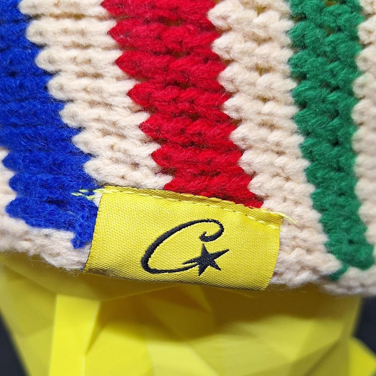 ? Gorro Touca Corteiz Big Crochet Beanie - Multicolor (Raro) - Foto 2