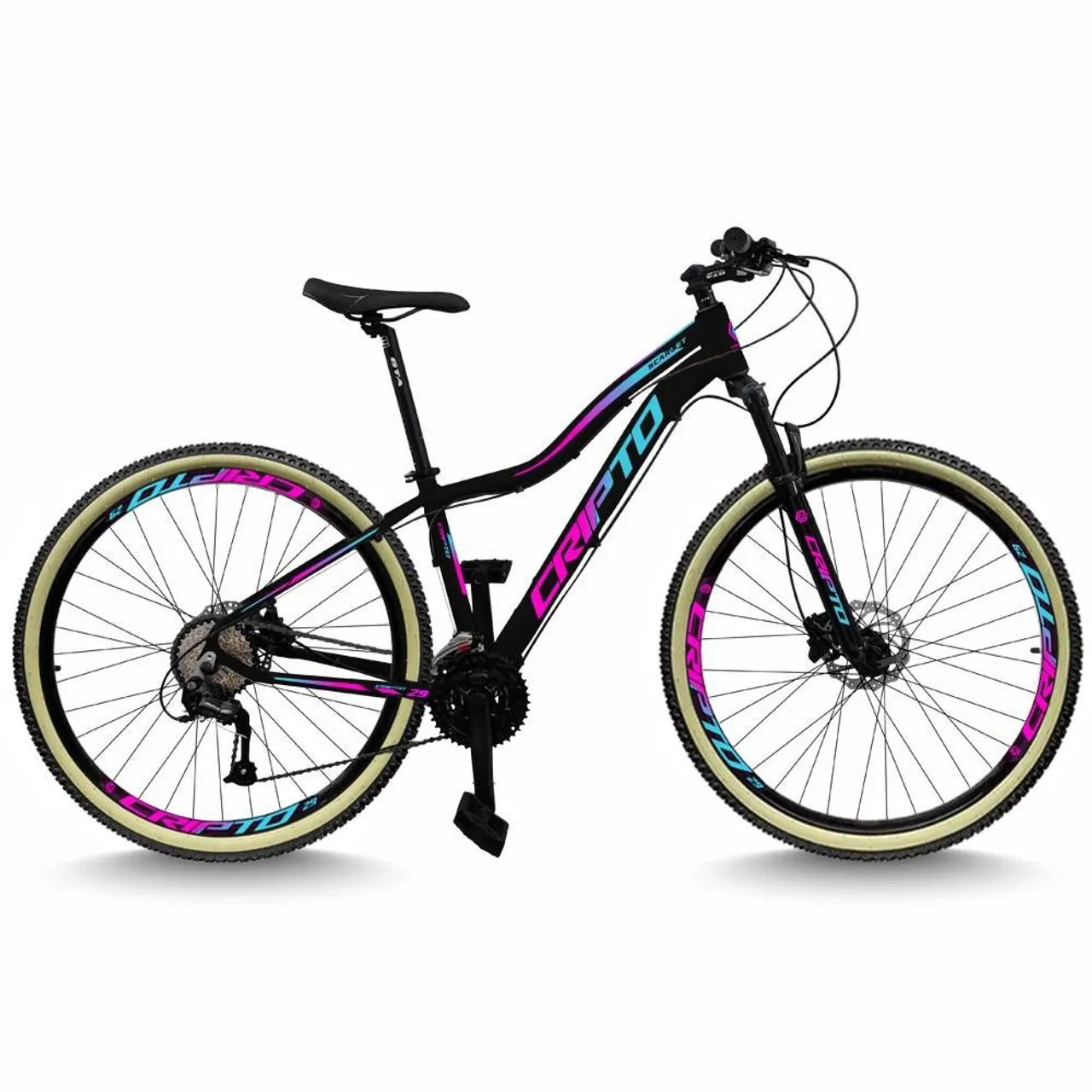 Bicicleta aro 29 cripto 24 marchas freio a disco  e suspensão  - Foto 2