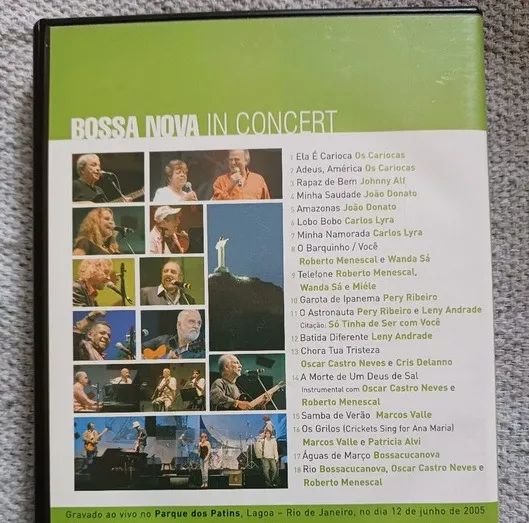 DVD Bossa Nova In Concert - Johnny Alf / Carlos Lyra / Miéle