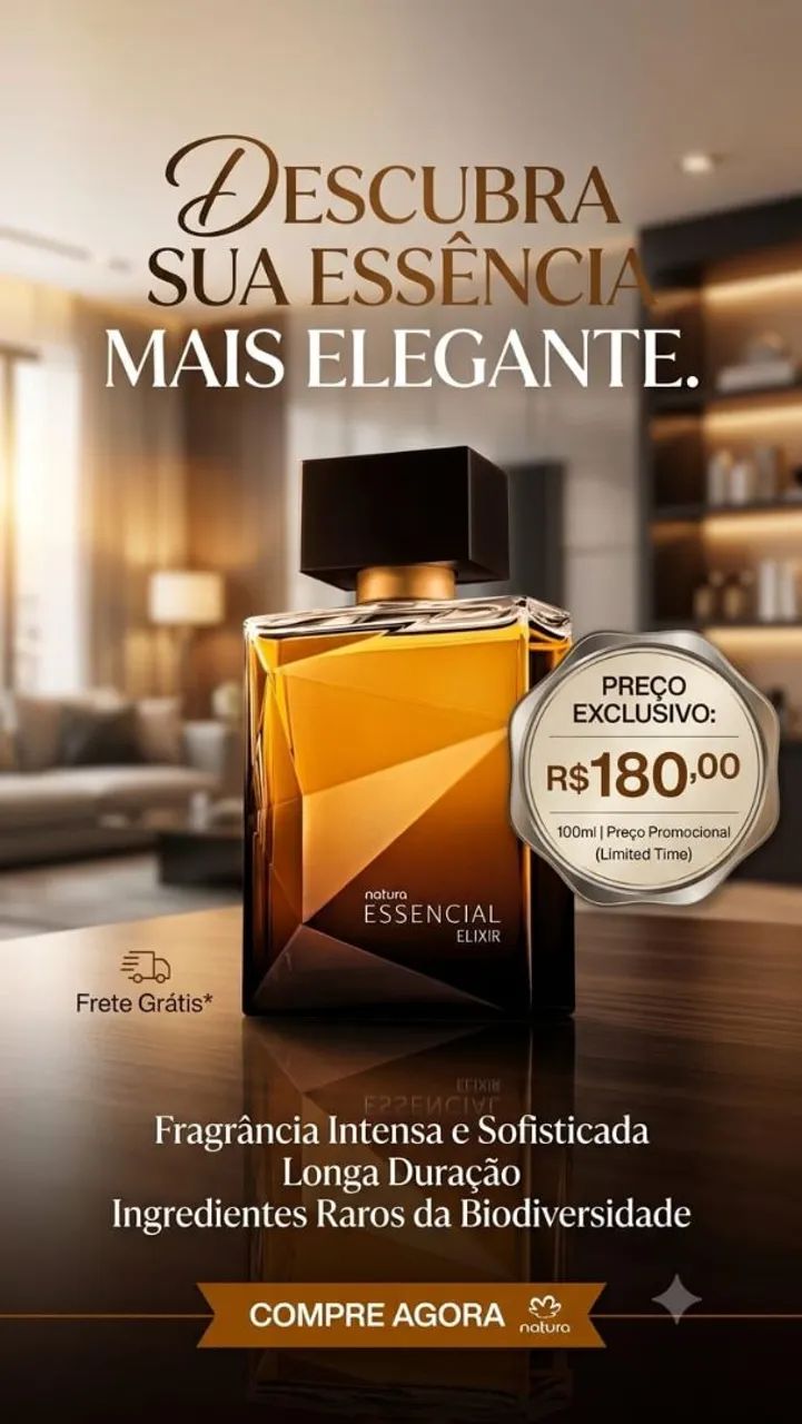 Perfume essencial elixir masculino 