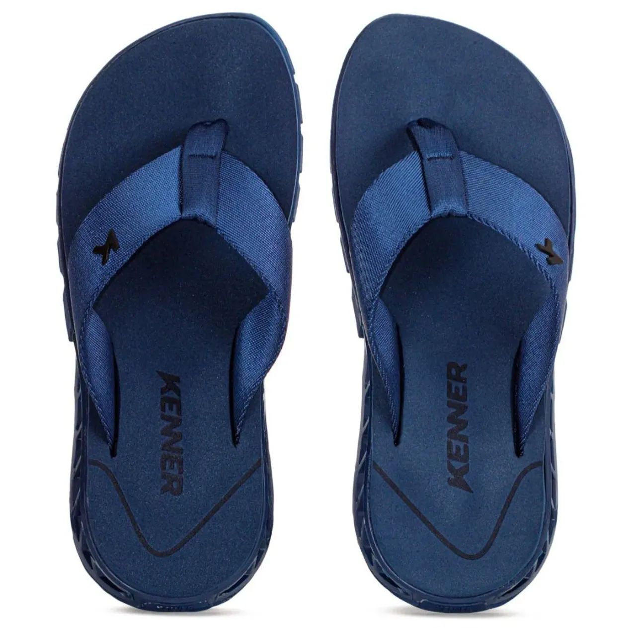 Chinelo Kenner Hakka Masculino Azul Marinho - Foto 5