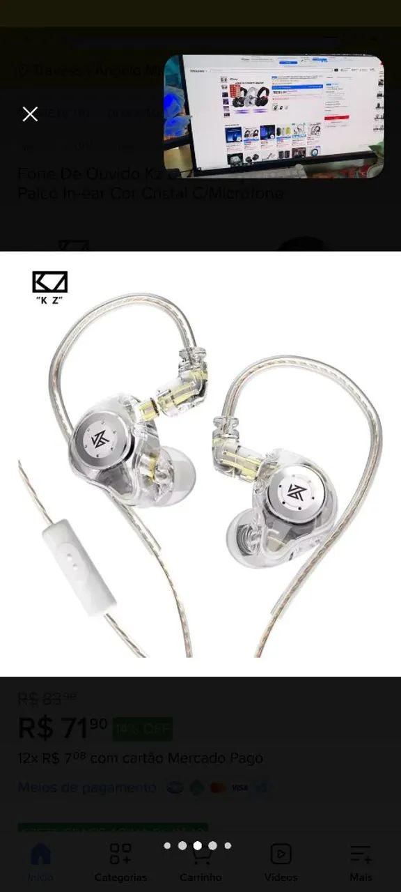 Fone de ouvido KZ - Fones de Ouvido - Jatiúca, Maceió 1503183312 | OLX