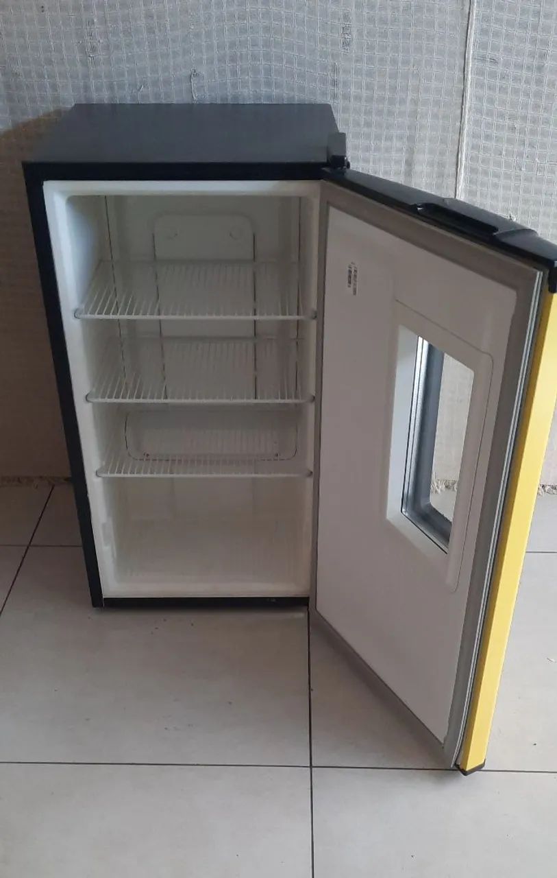 Frigobar cervejeira consul amarelo com luz interna  - Foto 4