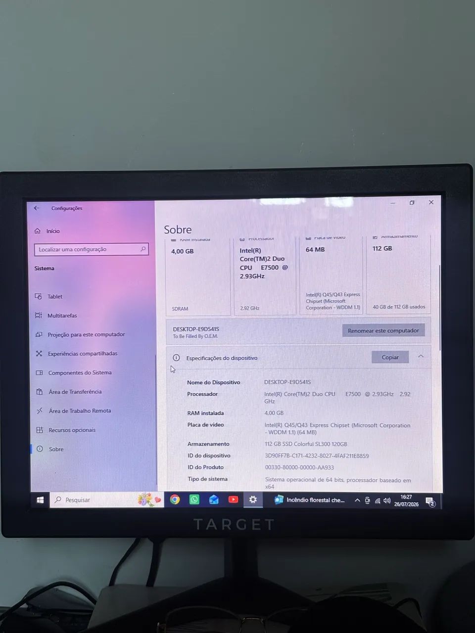 Computador PC com memoria SSD - Foto 4