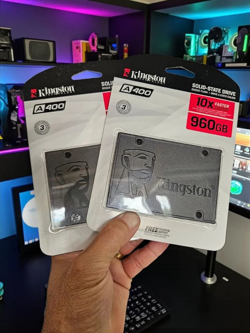 Ssd Kingston 960gb sata 3.0 novo lacrado