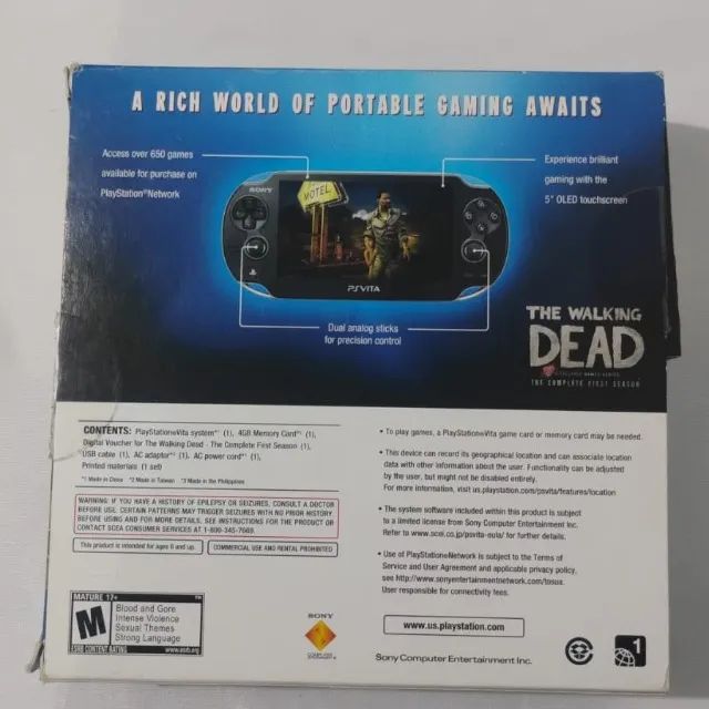 PS Vita Oled na caixa original - Consoles de Vídeo Game - Santa