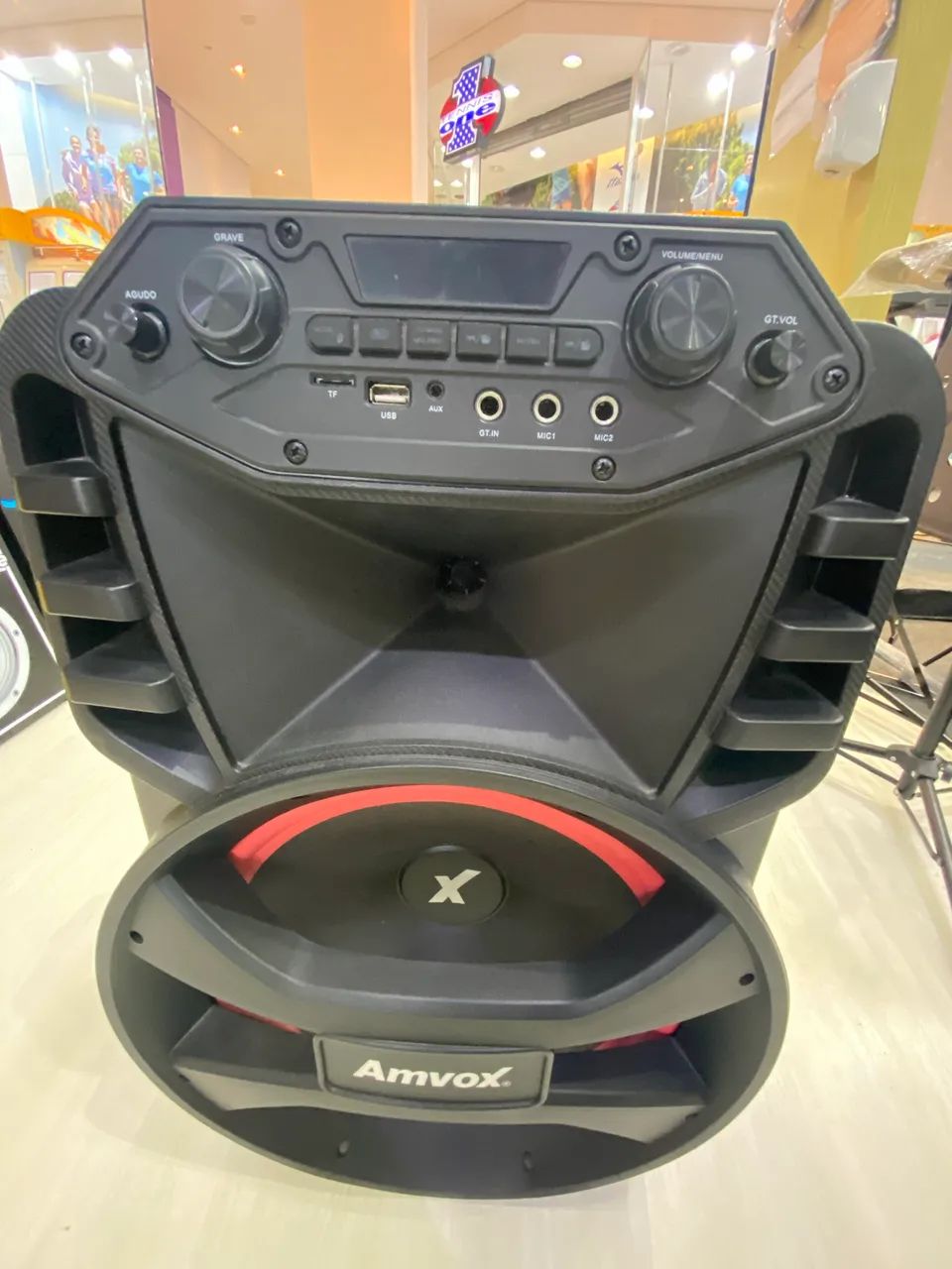 CAIXA DE SOM MULTIUSO AMVOX 880W - Foto 2