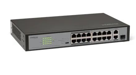 Switch Intelbras 16 Portas Fast Ethernet Poe+ Sf 1821 Poe - Foto 2