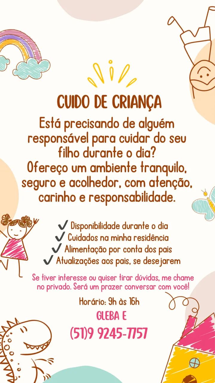 Cuido de crianças 