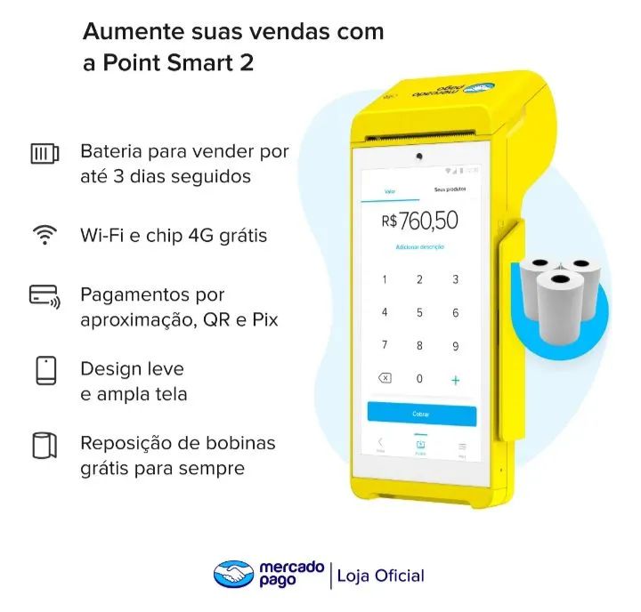 Maquininha mercado pago  - Foto 2