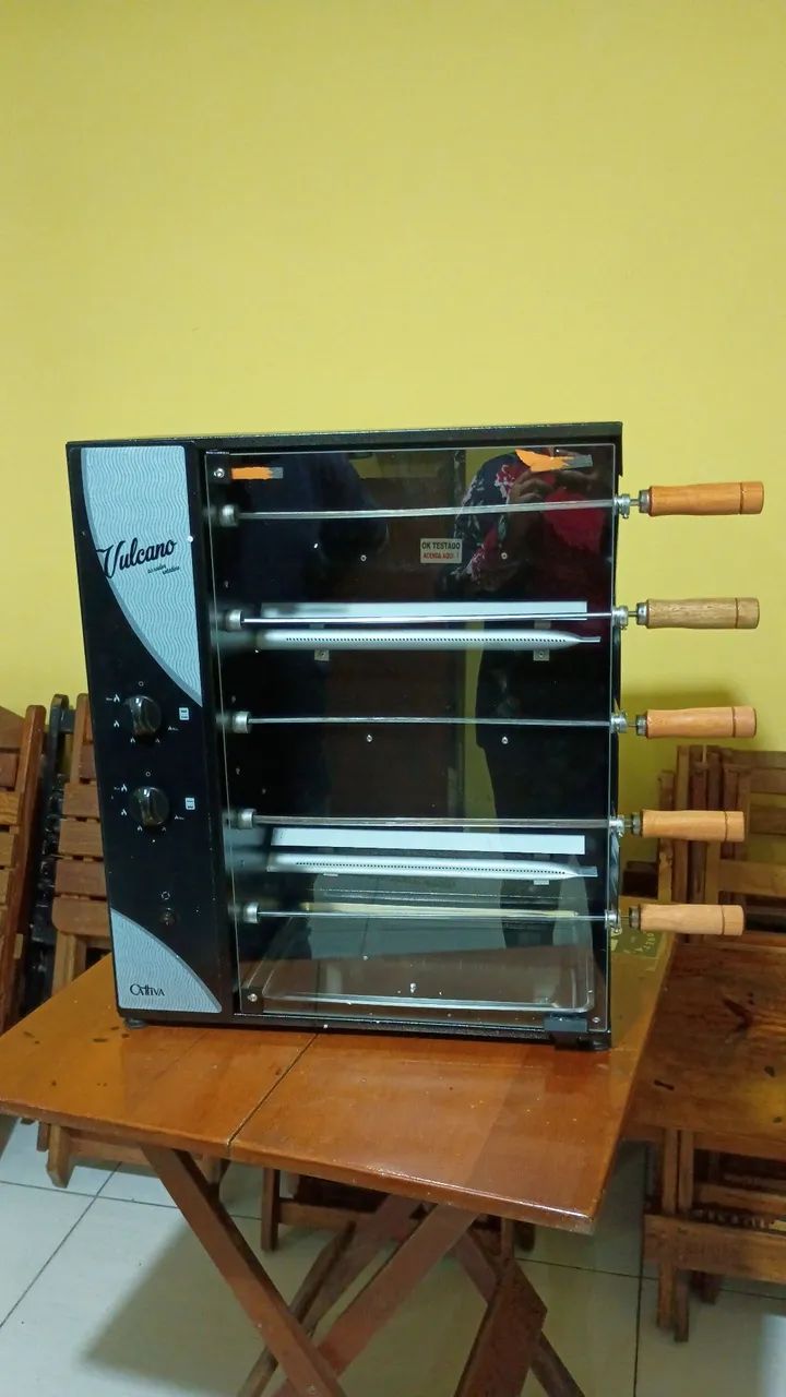 Churrasqueira a gás 5 espeto giratório  - Foto 4