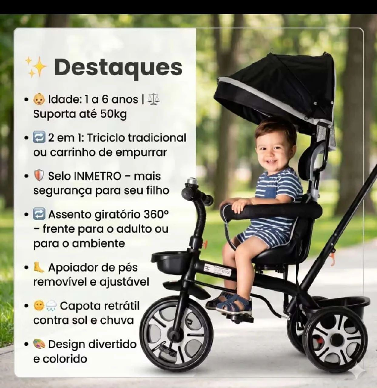 Triciclo infantil  - Foto 3
